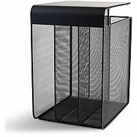 SAFCO Onyx Hanging Under-Desk Organizer, Steel Mesh