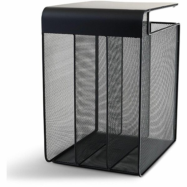 SAFCO Onyx Hanging Under-Desk Organizer, Steel Mesh