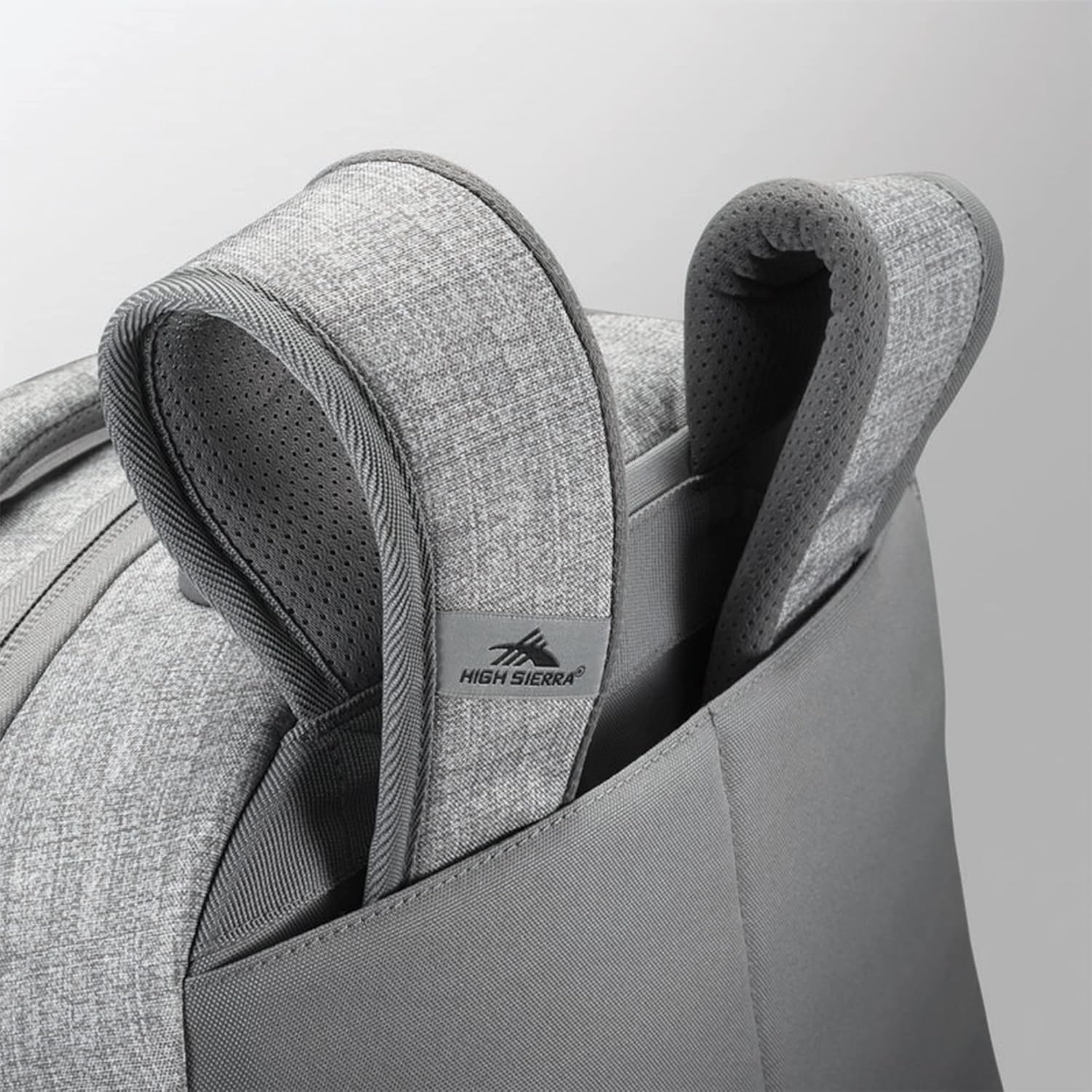 High Sierra Powerglide Pro Backpack With 15.6in Laptop Pocket, Silver