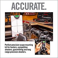Real Avid Scope Leveling Kit & Precision Scope Level System, Complete Scope Mounting Kit for Mounting