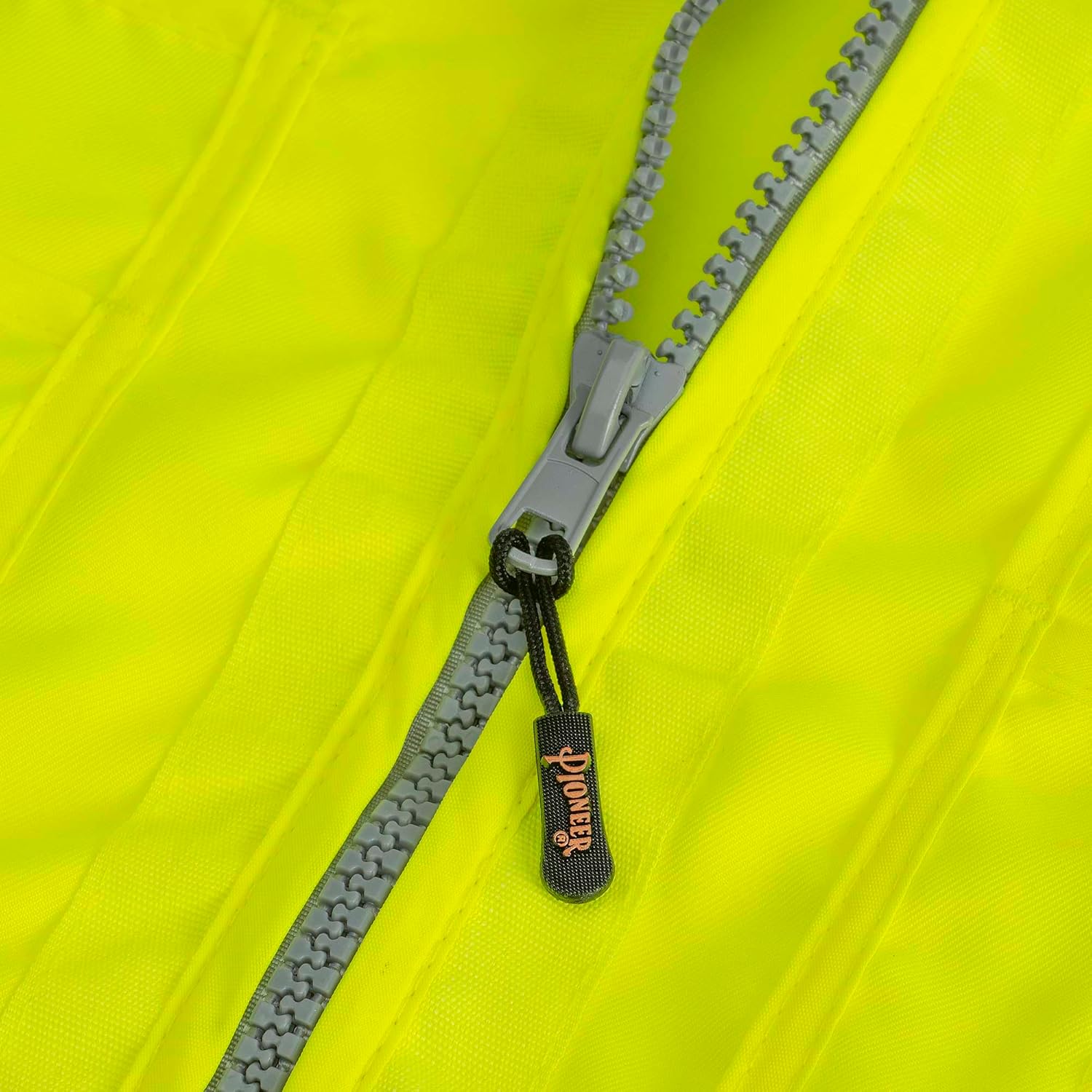 PIONEER Surveyor Safety Vest – Hi-Vis Reflective Woven 150D, 19 Pockets, Zipper