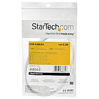 StarTech.com USB-C to USB-C Cable — Aramid Fiber, TPE Jacket, USB 2.0, 60W