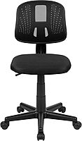 Flash Furniture Flash Fundamentals Mesh Mid-Back Swivel Task Office Chair with Pivot Back