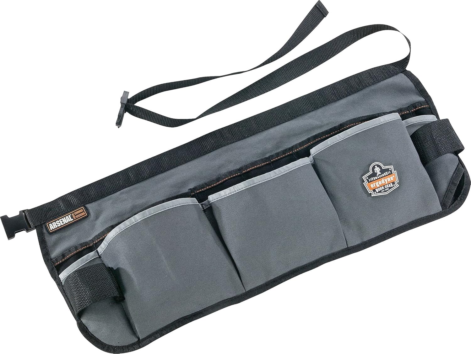 Arsenal 5706 Canvas Waist Tool Apron with 13 Pockets, Gray