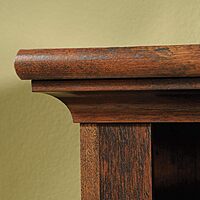 Sauder Harbor View Home Office Computer Desk with Hutch and Keyboard Tray