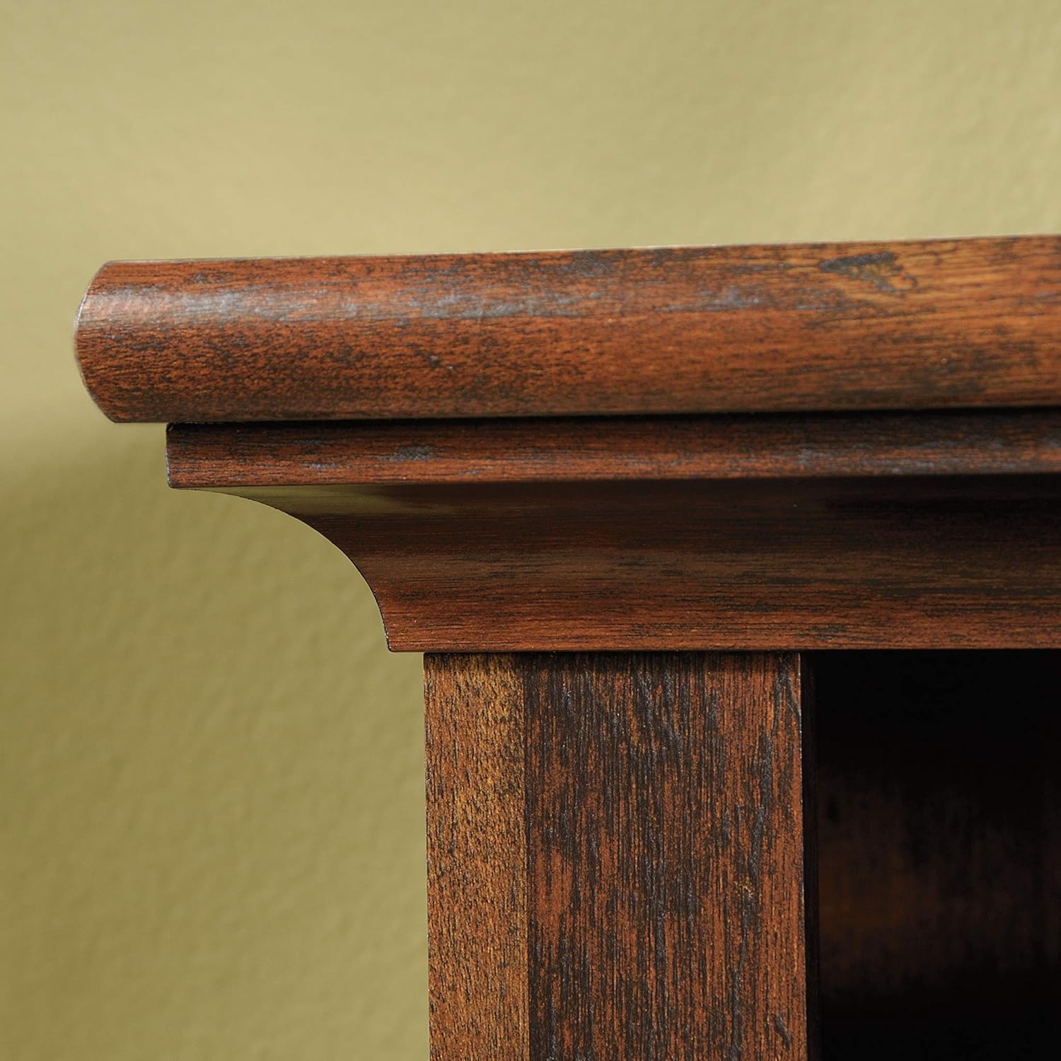 Sauder Harbor View Home Office Computer Desk with Hutch and Keyboard Tray