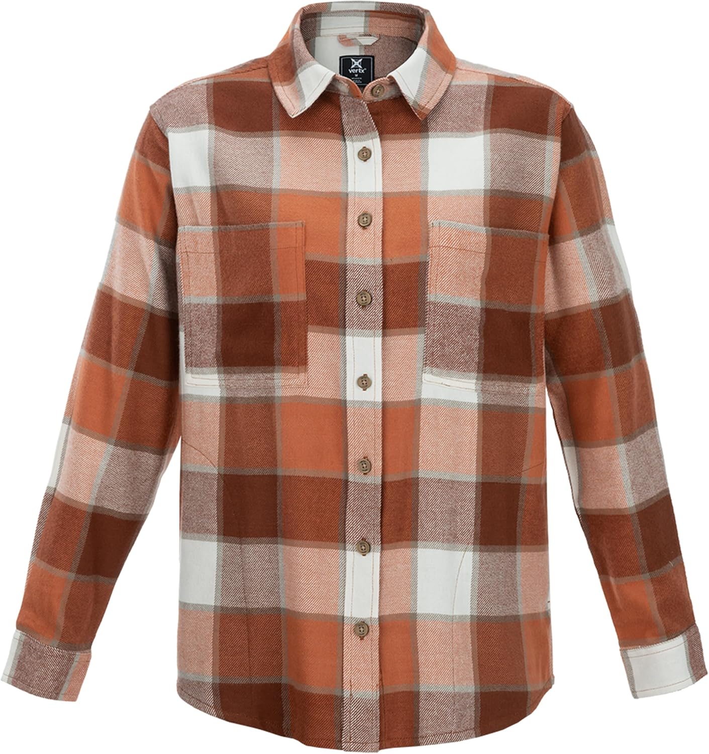 VERTX Women's Valley Flannel Plaid Shirt, Cotton Blend