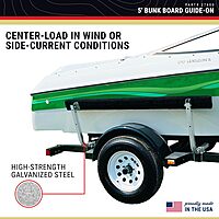 CE Smith - Adjustable Keel Roller Bracket Assembly - Boat Trailer Accessory 5' Black