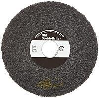 Scotch-Brite Multi-Finishing Wheel, Silicon Carbide, 6000 rpm, 6" Diameter x 2" Width, 1" Arbor, Coarse Grit (Pack of 1)