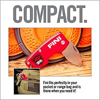 Real Avid FINI Shotgun Tool Choke Wrench with Shotgun Scope Adjuster and Shotgun Keychain, Hunting Gear and Shotgun Accessories for Trap Shooting and Skeet Shooting