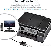 StarTech.com USB 2.0 10/100Mbps Network Print Server