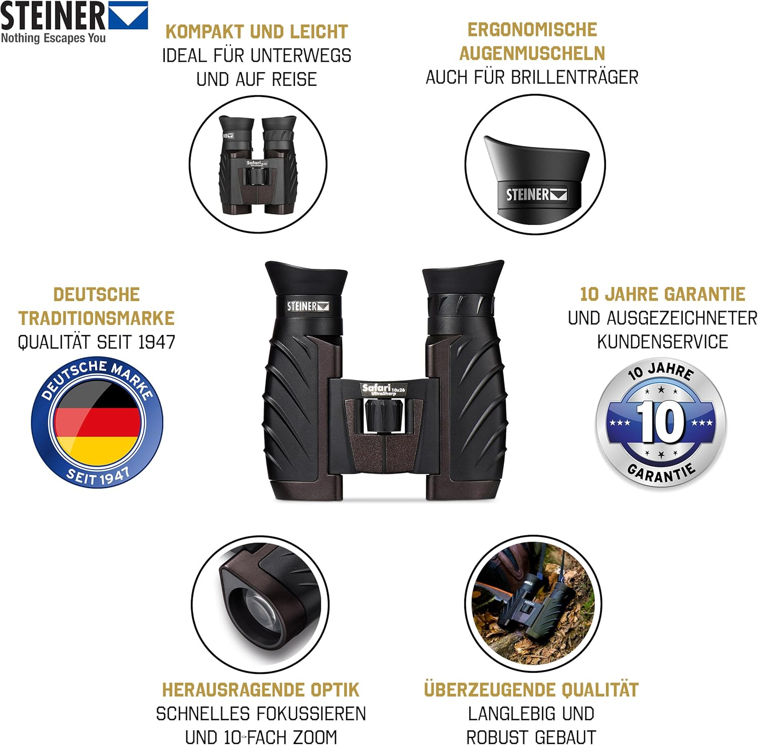 STEINER Safari UltraSharp Binoculars