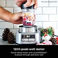 Ninja Blenders for Kitchen | Smoothie Blender, Mixer, Grinder - Premium Blending Performance for Sauces, Frozen Drinks, and More | 1200 Peak Watt Motor | SS101 Foodi Personal Smoothie Maker