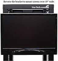 StarTech.com 4U Universal VESA LCD Monitor Mounting Bracket for 19-inch Rack or Cabinet - TAA Compliant
