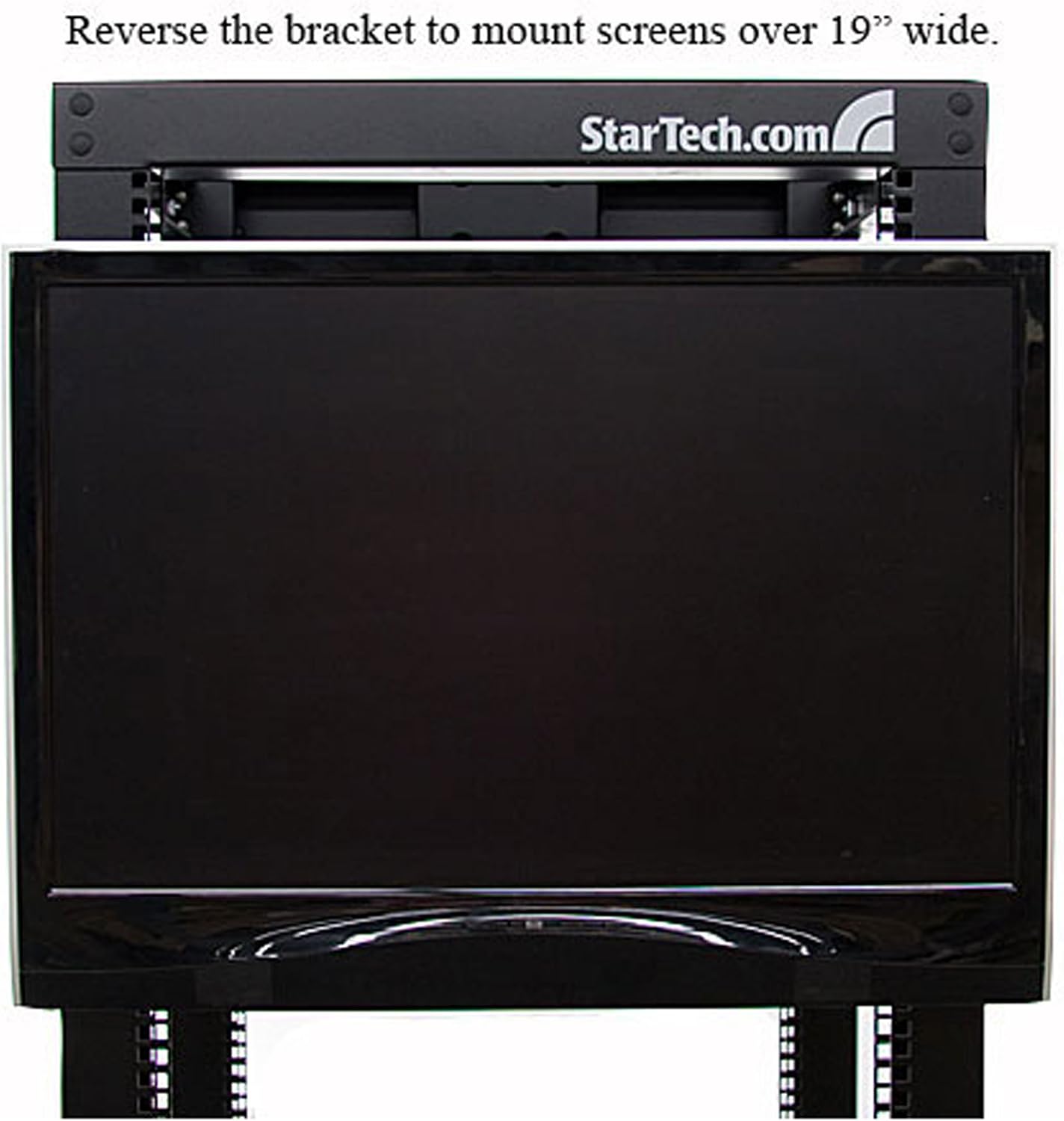 StarTech.com 4U Universal VESA LCD Monitor Mounting Bracket for 19-inch Rack or Cabinet - TAA Compliant