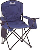 COLEMAN Portable Camping Chair with Built-In 4-Can Cooler, Cushioned Seat & Back