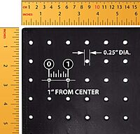 Azar Displays 4-Sided Revolving Pegboard Countertop Display 14 x 14 x 20