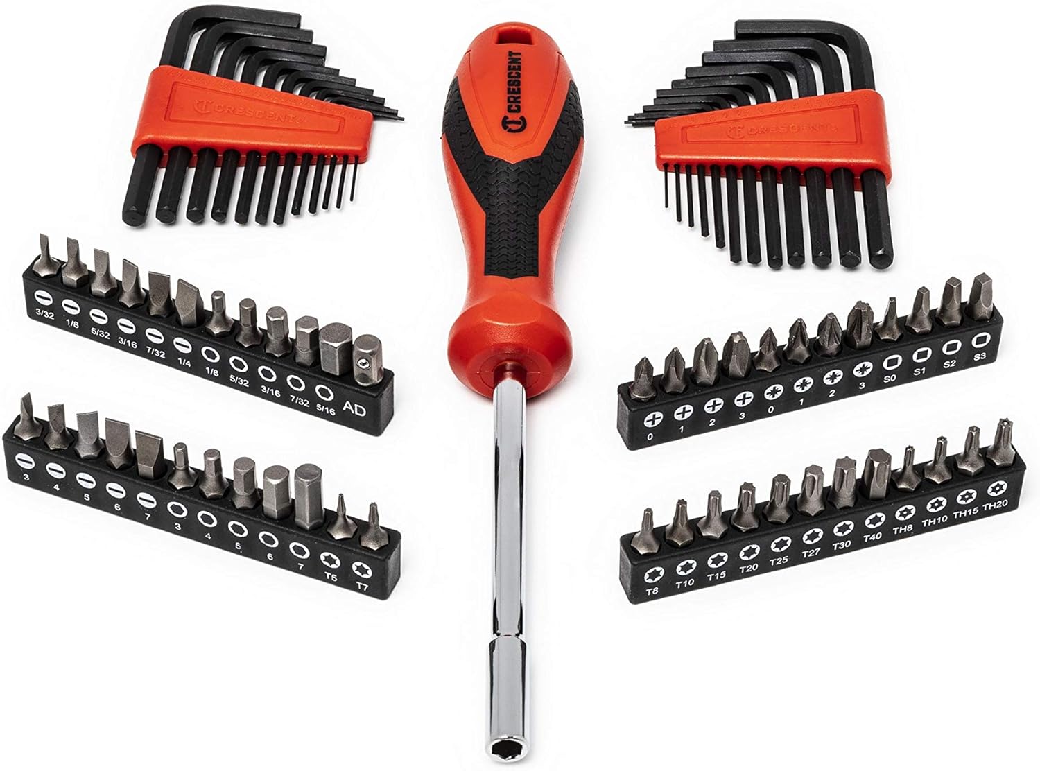 Crescent 150 Piece 1/4" and 3/8" Drive 6 Point SAE/Metric Professional Tool Set - CTK150