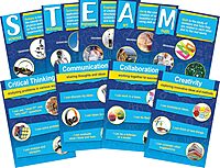 Barker Creek STEM/STEAM Poster Set 13-3/8" x 19"