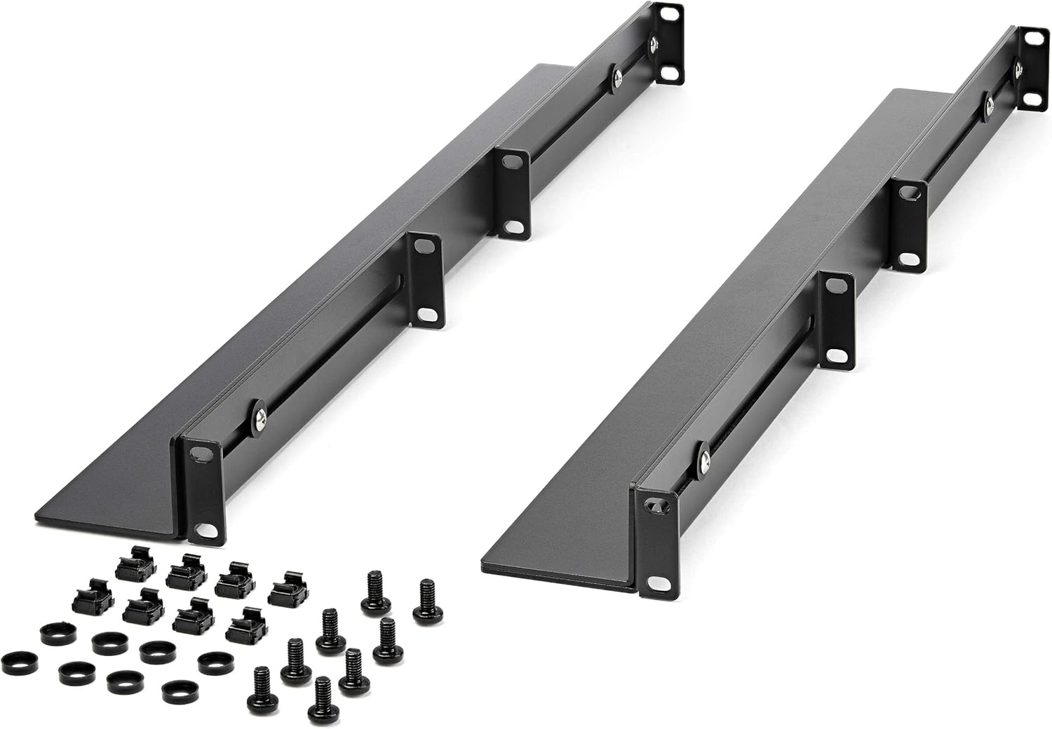 StarTech.com 1U 19 inch Server Rack Rails - 24-36 inch Adjustable Depth - Universal 4 Post Rack Mount Rails