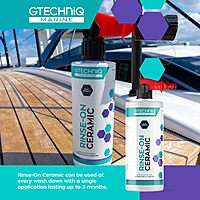 GTECHNIQ Rinse-On Ceramic Marine Sealant - Hose-On Rinse-Off Spray for Boats, Yachts & Jet Skis