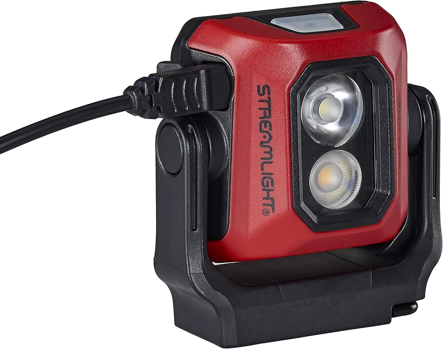 Streamlight 61510 Syclone 400-Lumen USB Rechargeable Multi-Function Compact Work Light, Red