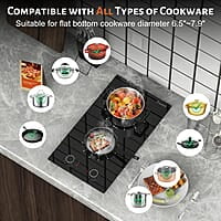 Estufa eléctrica de 2 quemadores y 120 V Estufa eléctrica de 2 quemadores y 120 V