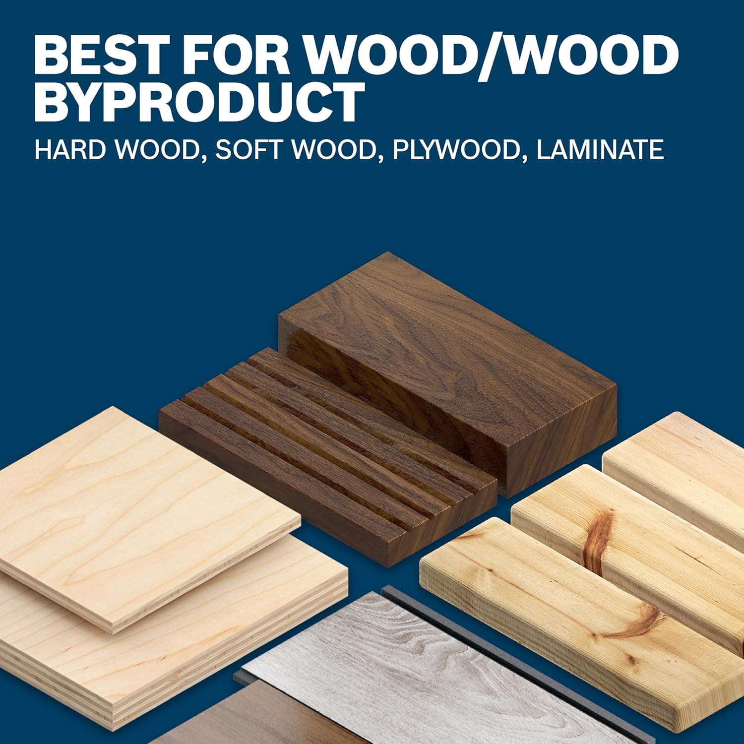 Bosch T101B 5 pc. 4 in. 10 TPI Variable Pitch Clean for Wood T-Shank Jig Saw Blades