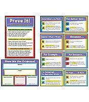 Carson Dellosa Evidence-Based Reading and Writing Bulletin Board Set (110290), 17" x 24", 17" x 12", Multicolor