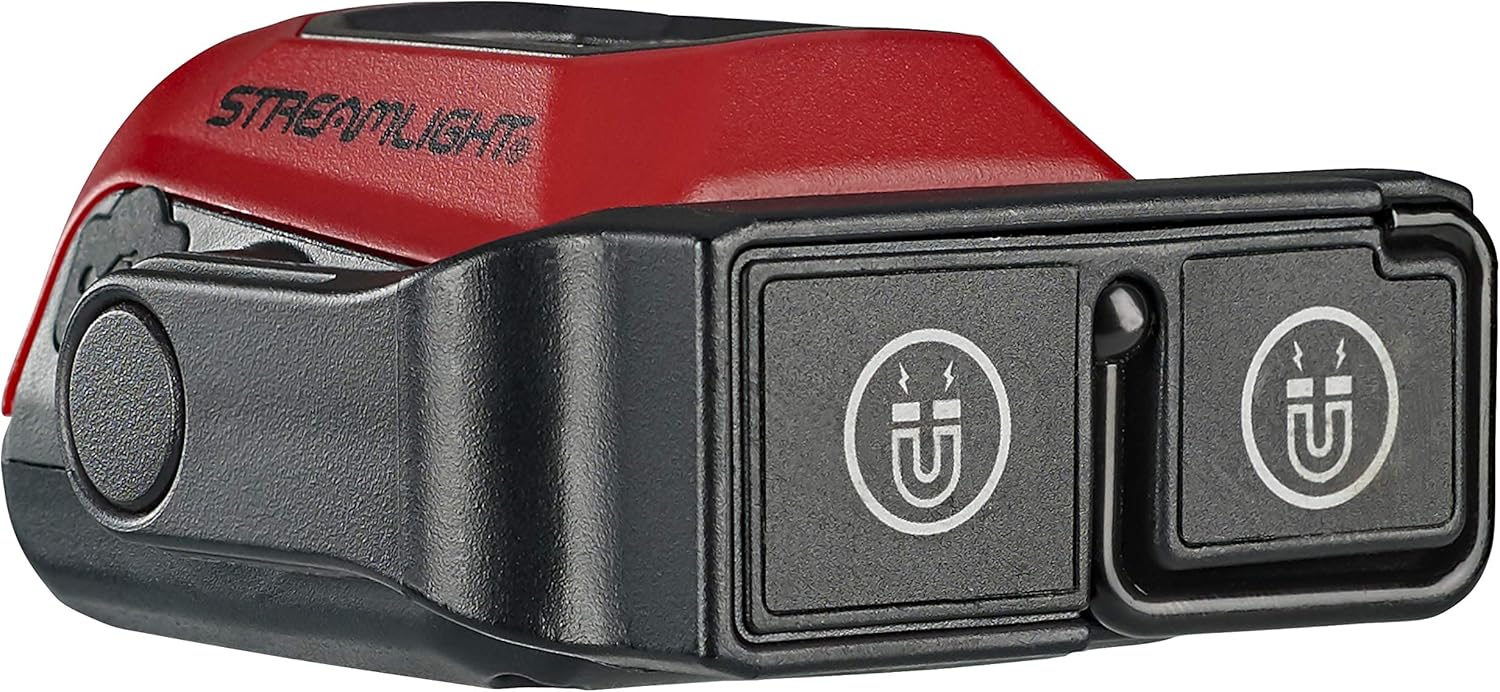 Streamlight 61510 Syclone 400-Lumen USB Rechargeable Multi-Function Compact Work Light, Red