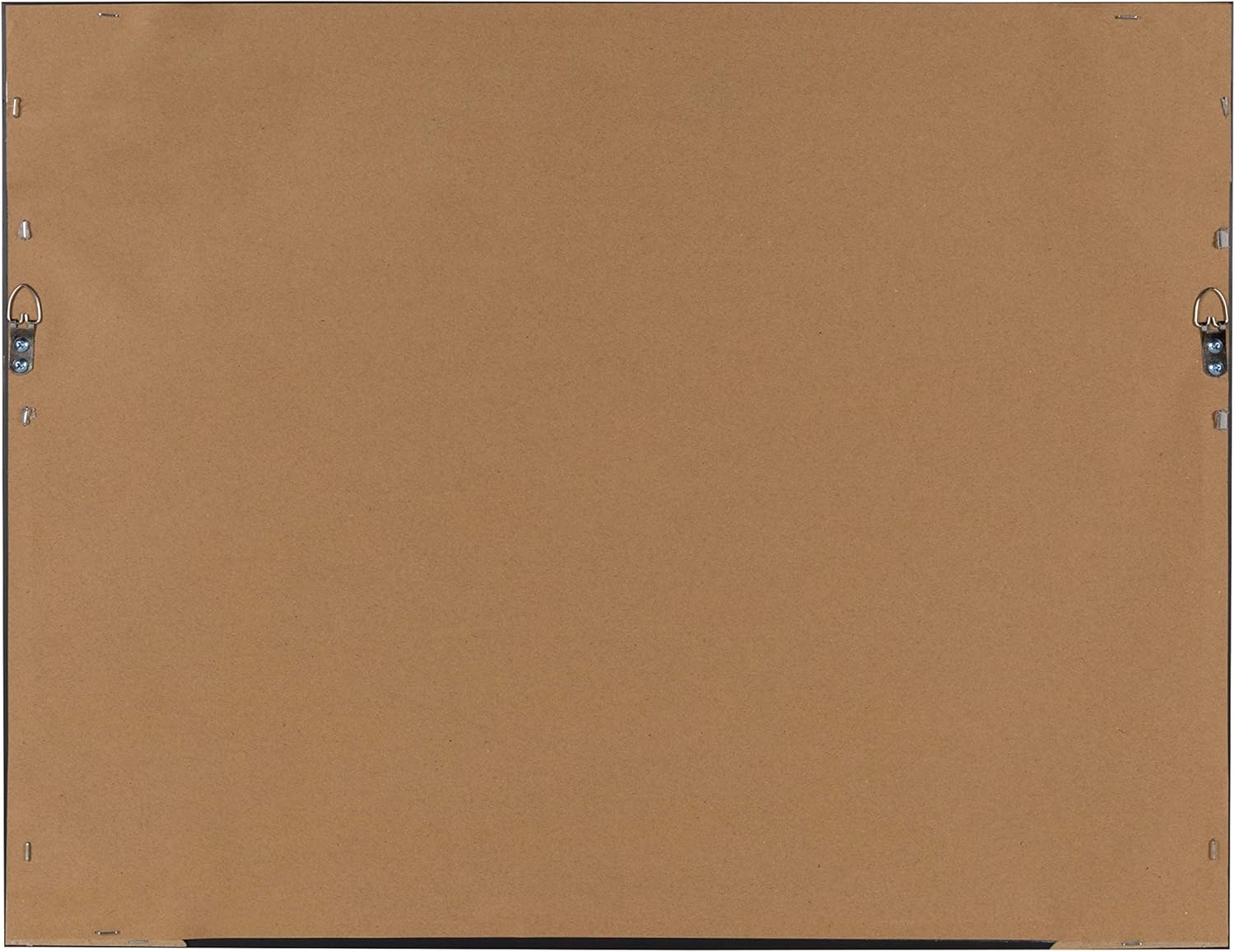 Kate and Laurel Calter Magnetic Framed Dry-Erase Calendar, Melamine, 21-1/4in x 27-1/2in, White, Gold Plastic Frame