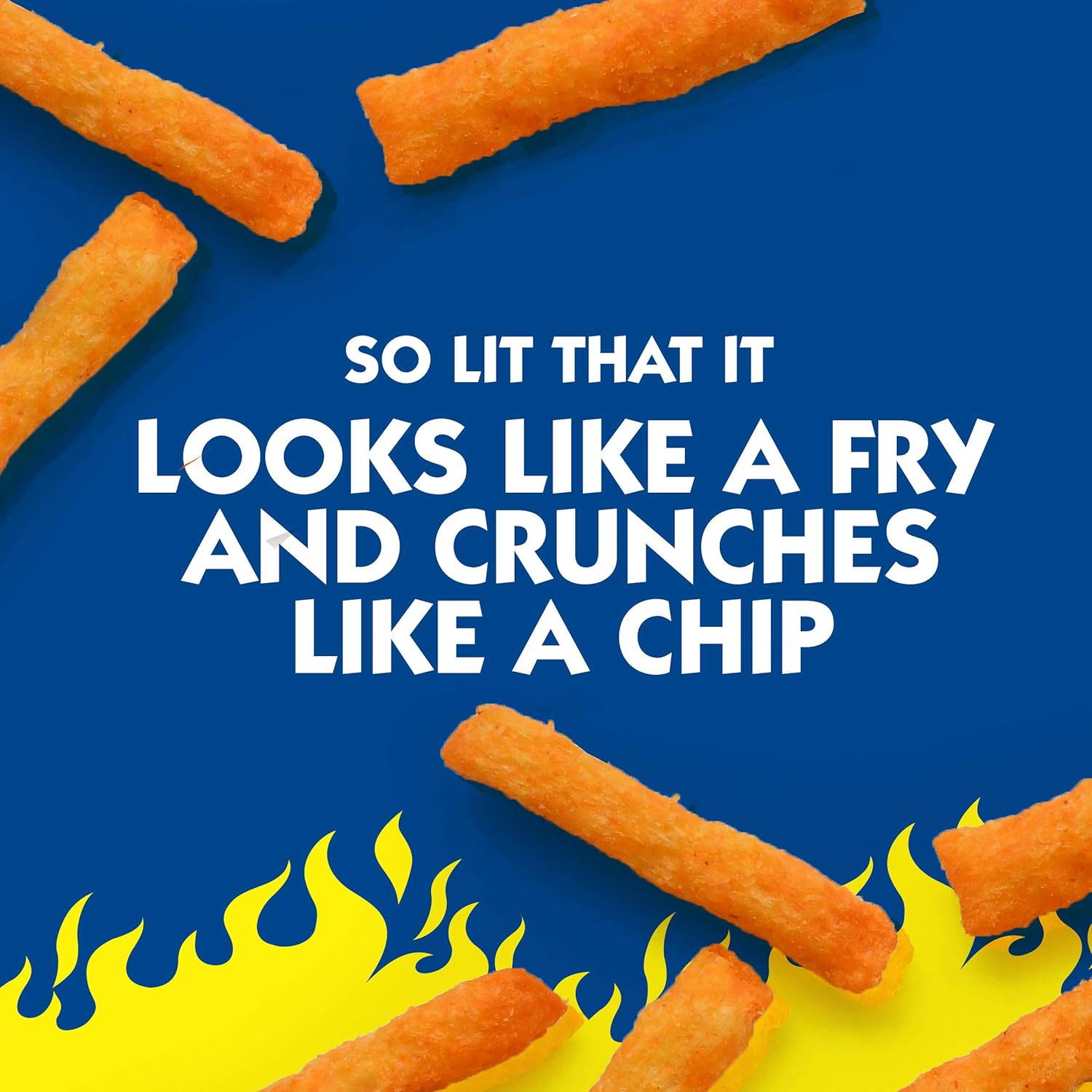Andy Capp's Hot Fries, 0.85 oz, 72 Pack