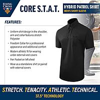 FLYING CROSS CORE STAT Mens Short Sleeve Hybrid Patrol Shirt