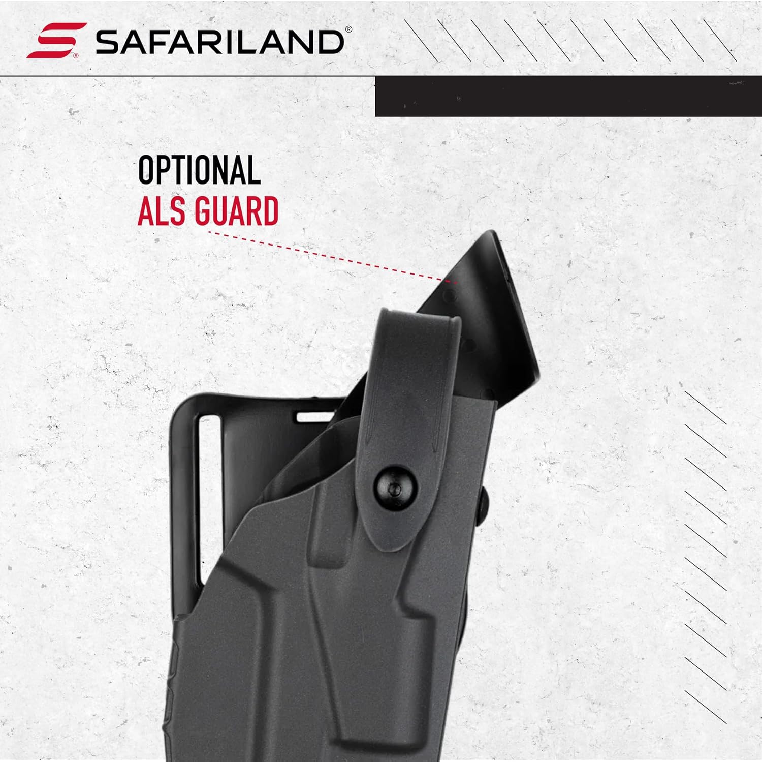 SAFARILAND Model 7360 7TS ALS/SLS Mid-Ride Duty Holster