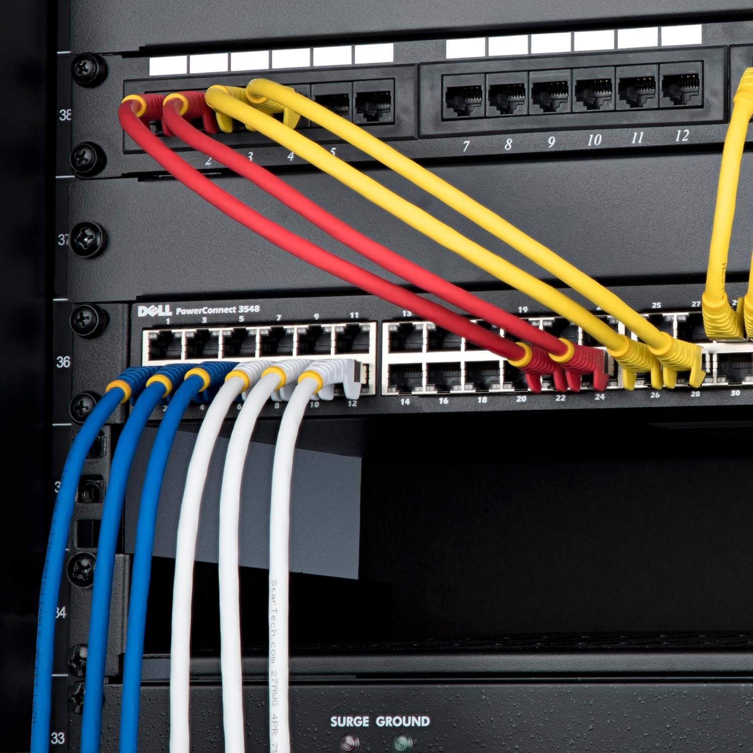 StarTech.com 25ft Orange CAT6a Ethernet Cable, Snagless RJ45, 10GbE, 100W PoE++, S/FTP, 500MHz, 27AWG Pure Bare Copper, LSZH