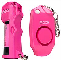 MACE Personal Safety Alarm & Pepper Spray Kit - 130dB Siren 10 ft Range