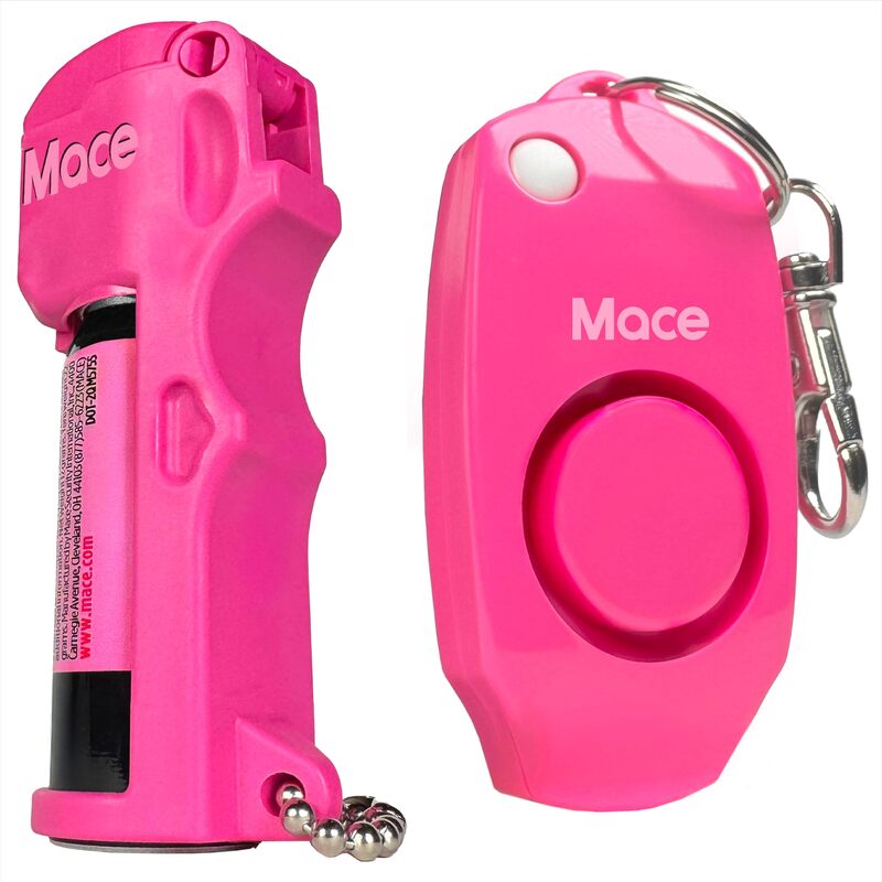 MACE Personal Safety Alarm & Pepper Spray Kit - 130dB Siren 10 ft Range