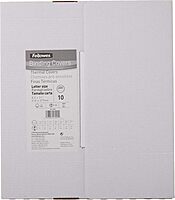 Fellowes Thermal Binding System Presentation Covers, Clear, 91 to 120 Sheet Capacity, 11 x 8.5, Unpunched, 10/Pack