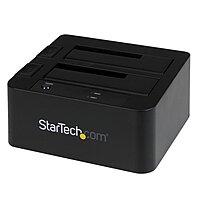 StarTech.com Dual-Bay USB 3.0 / eSATA to SATA Hard Drive Docking Station, External 2.5/3.5" SATA I/II/III