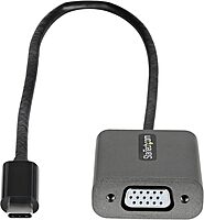 StarTech.com USB-C to VGA Adapter - Thunderbolt 3 Compatible