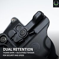 Alien Gear Rapid Force Level 2 Holster & Photon Light-Bearing Holster – Glock 19/19X/19 MOS/23 (Gen 1–4)/44/45/45 MOS