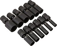 GREY PNEUMATIC 3/8" Drive 12-Piece SAE Universal Socket Set