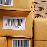 Partners Brand Desktop Direct Thermal Transfer Labels, THD114, Rectangle, 4in x 6in, White, Pack Of 12 Rolls