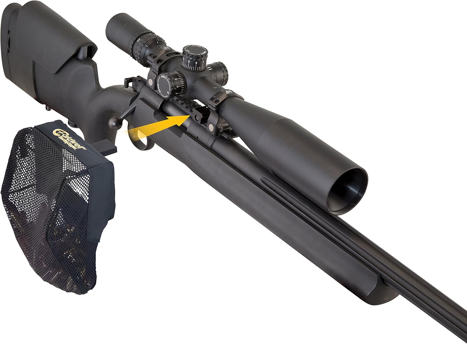 Caldwell Pic Rail Brass Catcher with Picatinny Mount and Heat Resistant Mesh Brass Catcher with Mount