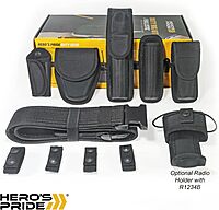 HERO'S PRIDE Ballistic Duty Gear Rig Kit 7-in-1 Security Utility Belt