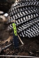 Schrade Delta Class Isolate Caper Fixed Blade 7.5in with 3in AUS-10 Steel Blade and Non-Slip Grip for Hunting