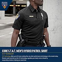 FLYING CROSS CORE STAT Mens Short Sleeve Hybrid Patrol Shirt