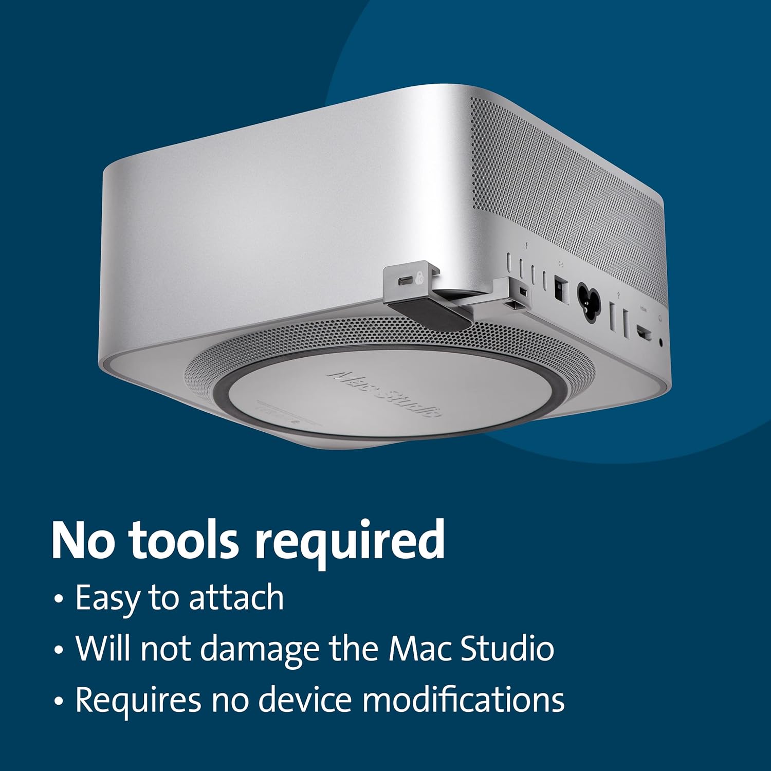 Kensington Lock Designed for Mac Studio Locking Adapter Mac Studio Mount (K65101WW)