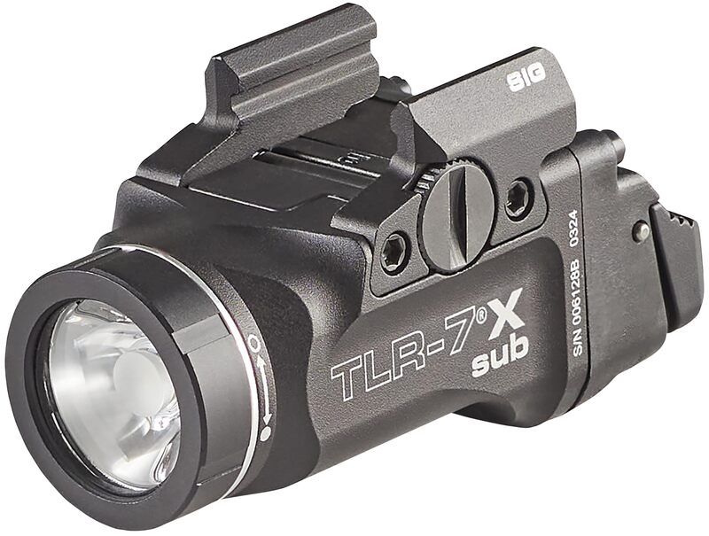Streamlight 69406 TLR-7 X sub USB 500-Lumen 5000-Candela Weapon Light Designed Exclusively and Solely for Sig Sauer P365/XL Closed Rail Systems, Includes Mounting Kit, Key, and Multi-Tool, Black
