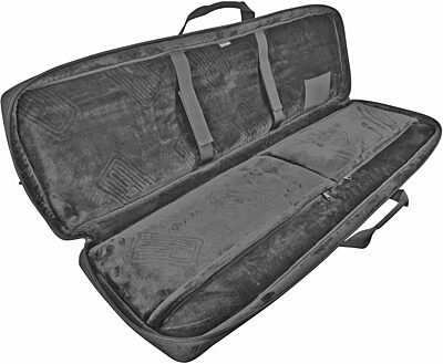 Evolution Outdoor Discreet Rifle Case - 42" in., 1680D Tactical Series, Tactical Gear, Soft Gun Case, Heavy Duty Padding, Black Firearm Case
